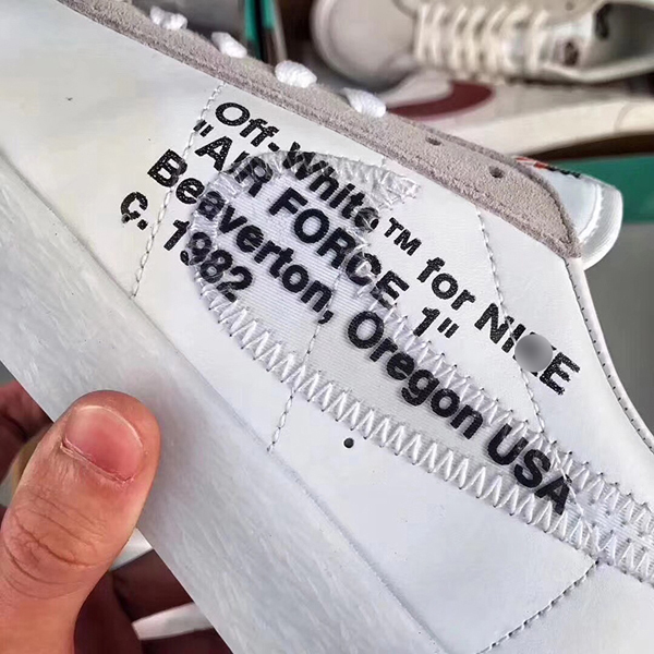 オフホワイト コピー OFF-WHITE OFF-White x ナイキ AIR FORCE 1 Blazer Low 443903-111 スニーカー