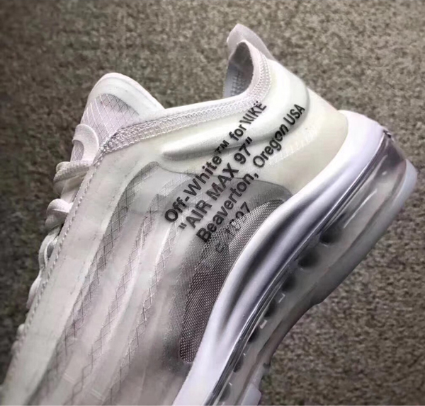 オフホワイト コピー OFF-WHITEOFF-WHITE ナイキ AIR MAX 97 スニーカー