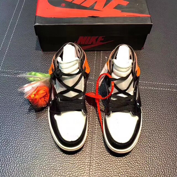 オフホワイト コピー OFF-WHITE ナイキ AIR JORDAN SBB SHOELACESスニーカー 橙色