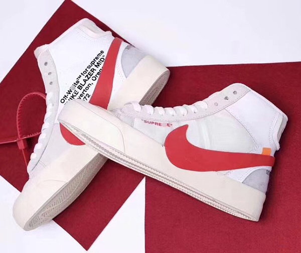 シュプリーム スニーカー コピー シュプリーム x OFF-White x ナイキ Blazer Mid AA3832-006 1972