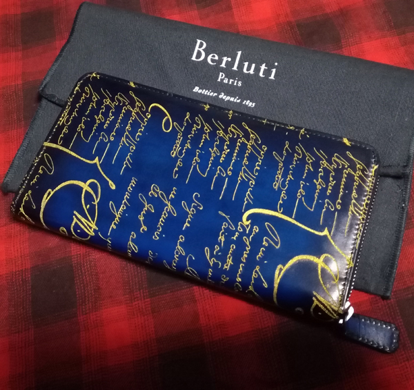 ベルルッティ財布 コピーBerluti ダブルスタンプxシルバーパティーヌ希少品 ベルルッティ ITAUBA