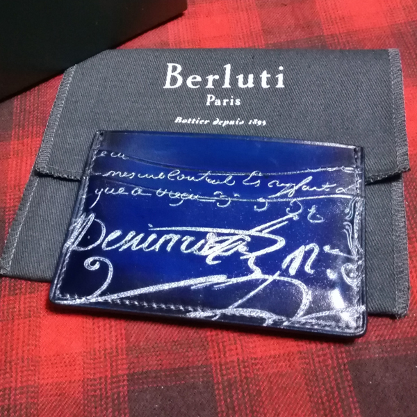 ベルルッティ財布 コピーBerluti 希少スタンプ入りｘシルバーパティーヌ Bambou