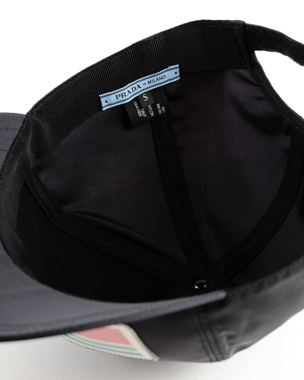 プラダ キャップスーパーコピーPRADA ロゴ キャップ SAFFIANO LOGO NYLON BASEBALL CAP_BLACK_68I-GFG017