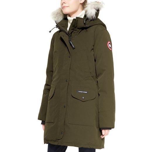 カナダグース スーパーコピー CANADA GOOSE ダウン レディース Trillium ダウンパーカ ミリタリーグリーン