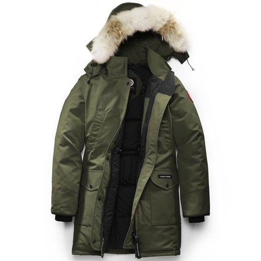 カナダグース スーパーコピー CANADA GOOSE ダウン レディース Trillium ダウンパーカ ミリタリーグリーン