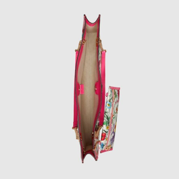 グッチ フローラ プリント19SS Borsa shopping Rajah misura grande 花柄 トート