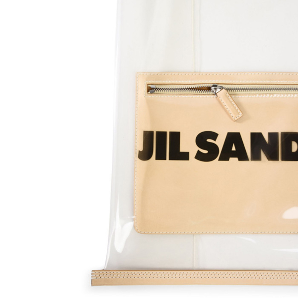 JIL SANDER ジルサンダー コピー マーケットバッグ クリアポケットバッグ