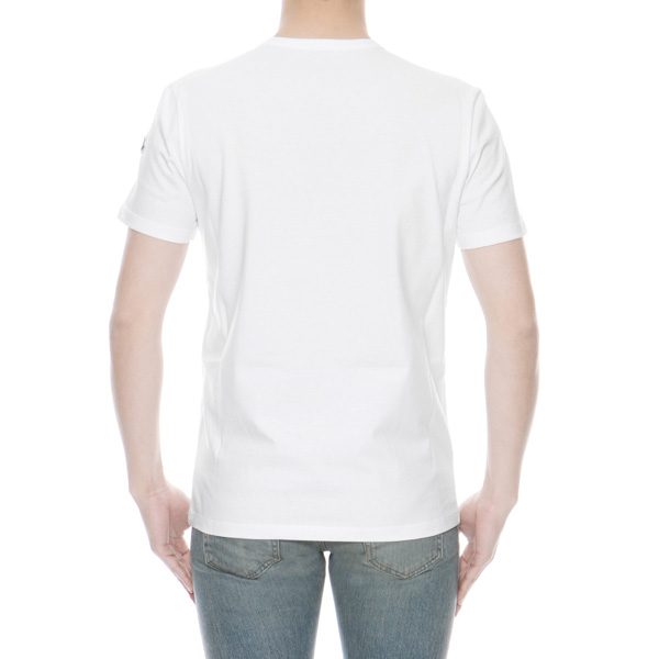 モンクレール MONCLER Tシャツ コピー メンズ 8037250 8390T 001 半袖Tシャツ WHITE ホワイト