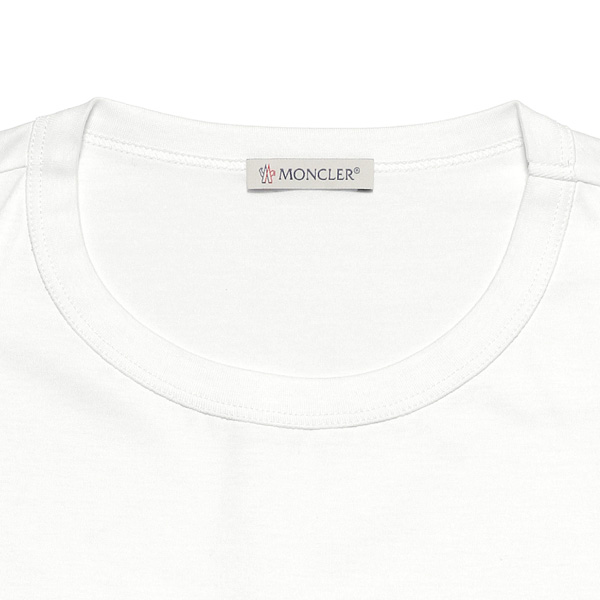 モンクレール MONCLER Tシャツ コピー レディース 8083400 8390X 001 半袖Tシャツ WHITE ホワイト