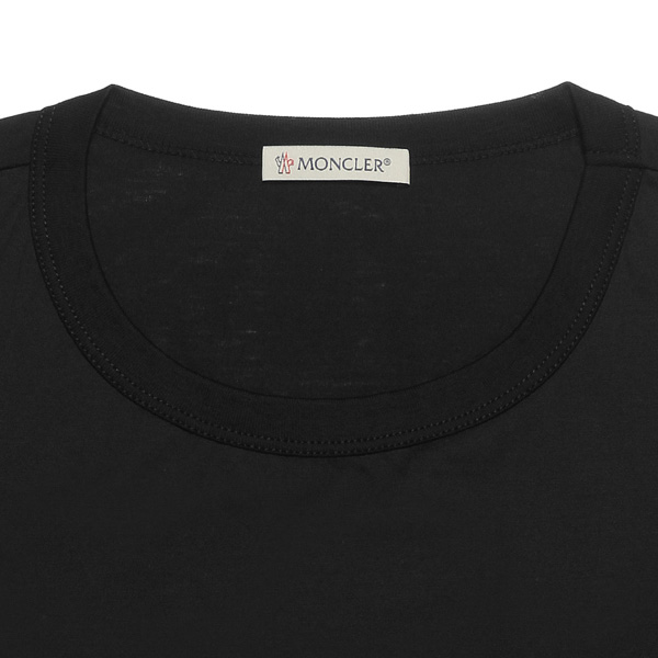 モンクレール MONCLER Tシャツ コピー レディース 8083400 8390X 999 半袖Tシャツ BLACK ブラック