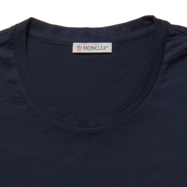 モンクレール MONCLER Tシャツ コピー レディース 8086261 V8002 778 半袖Tシャツ NAVY ダークブルー