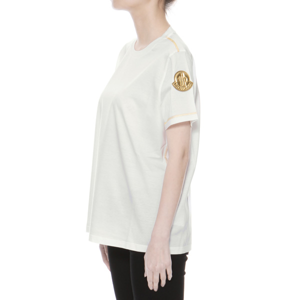 モンクレール MONCLER Tシャツ コピー レディース 8063700 8390X 01G 半袖Tシャツ WHITE ホワイト