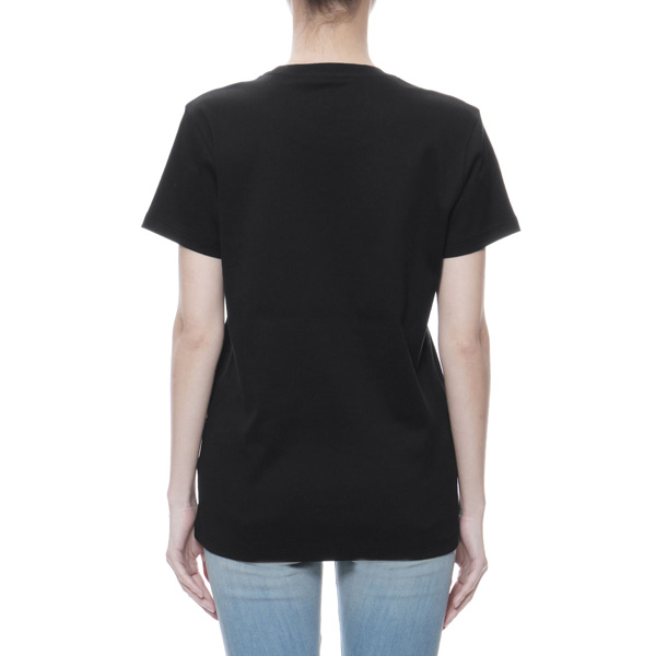 モンクレール MONCLER Tシャツ コピー レディース 8059200 8391N 999 半袖Tシャツ BLACK ブラック