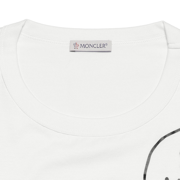 モンクレール MONCLER Tシャツ コピー レディース 8085250 8390X 001 半袖Tシャツ WHITE ホワイト