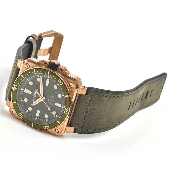 ベル＆ロス ＢＲ03―92 ＤＩＶＥＲ ＧＲＥＥＮ ＢＲＯＮＺＥ 世界限定999本 BR0392-D-G-BR/SCA